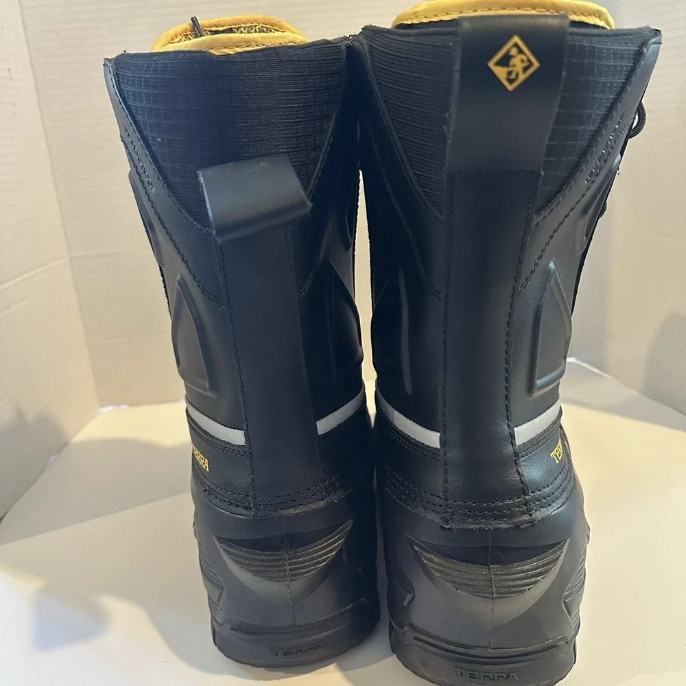 TERRA Crossbow Composite Toe Safety Work Boots‎ Black Men's Size 8